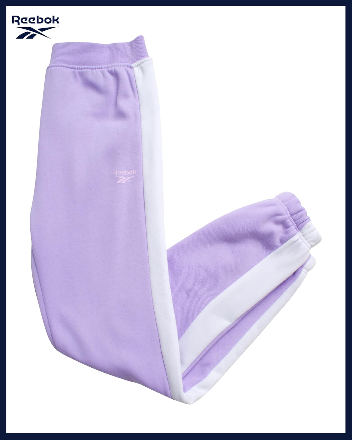 Reebok Girls Jogger Set - 2 Piece Matching Sweat Set with Pullover Hoodies and Athletic Joggers for Girls - Image 6