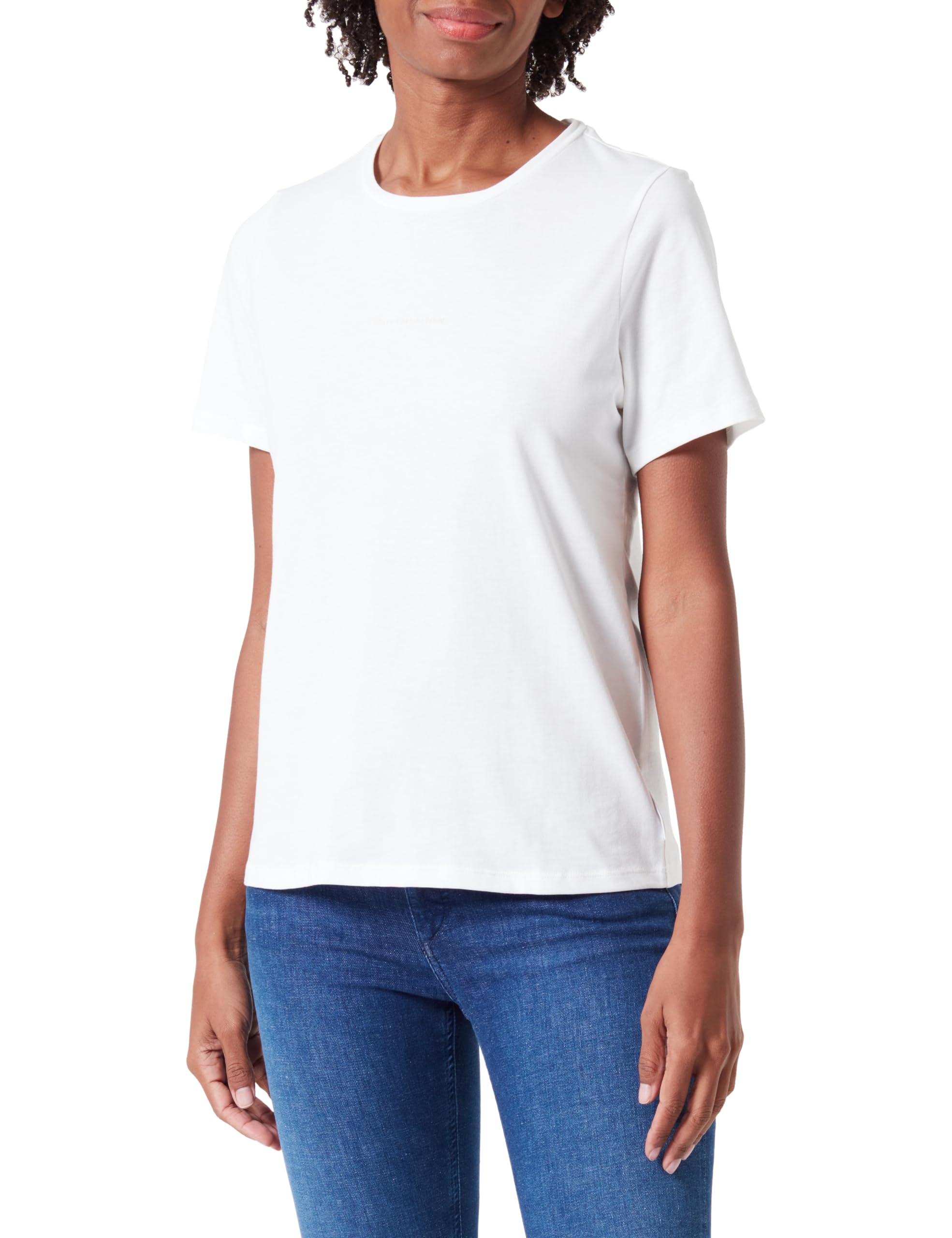 Marc O'polo Women's White Marc Oߴpolo Denim Regular Fit Organic Cotton T-Shirt, Off (Egg ), Xs