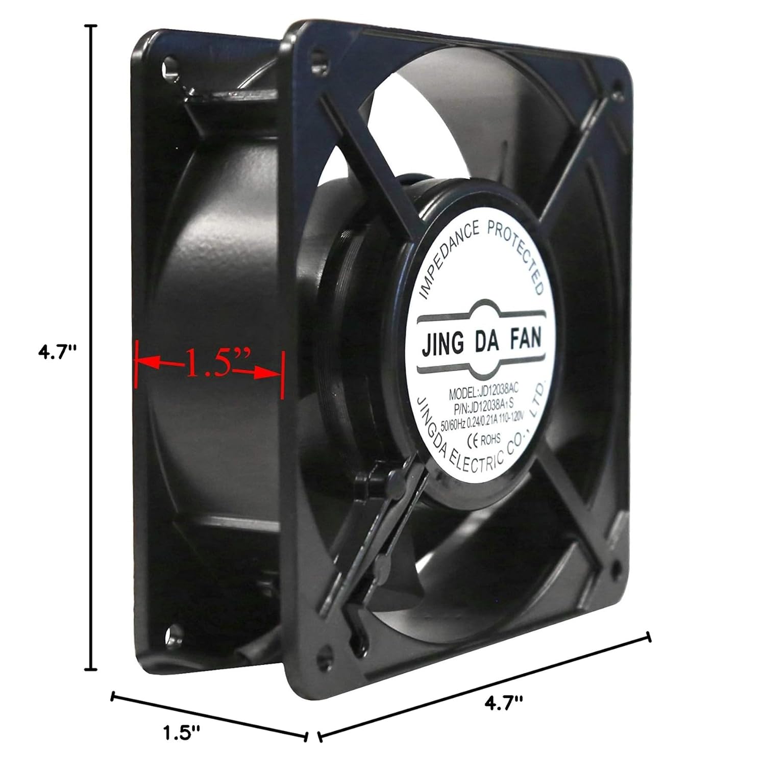 Aeons Quiet Cooling Fan 120mm High Speed Ventilation for Home Theater AV Network Server Cabinet Computer Case
