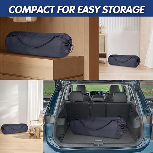 Miniatura 8 de Corralito para bebés de 53 x 53 pulgadas, patio de juegos portátil para interiores y exteriores, no requiere almohadilla adicional con paredes de