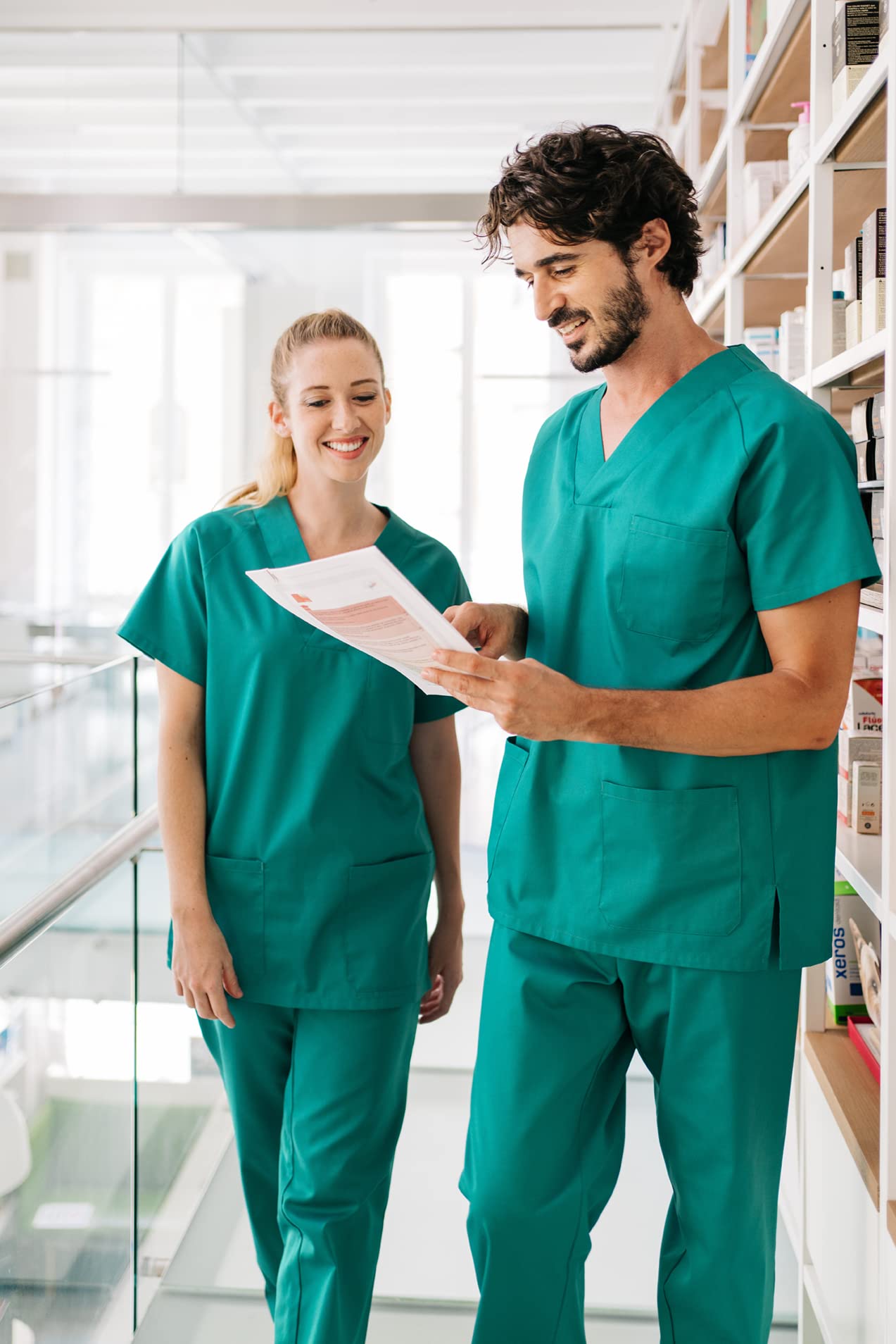 Velilla 800 ; Ensemble pyjama sanitaire ; couleur verte ; taille M