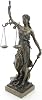 US 13 Inch La Justicia Blind Folded Women Cold Cast Bronze Figurine