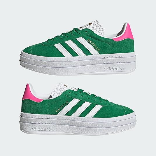 Amazon.co.jp: [アディダス] ガゼルボールド GAZELLE BOLD グリーン 