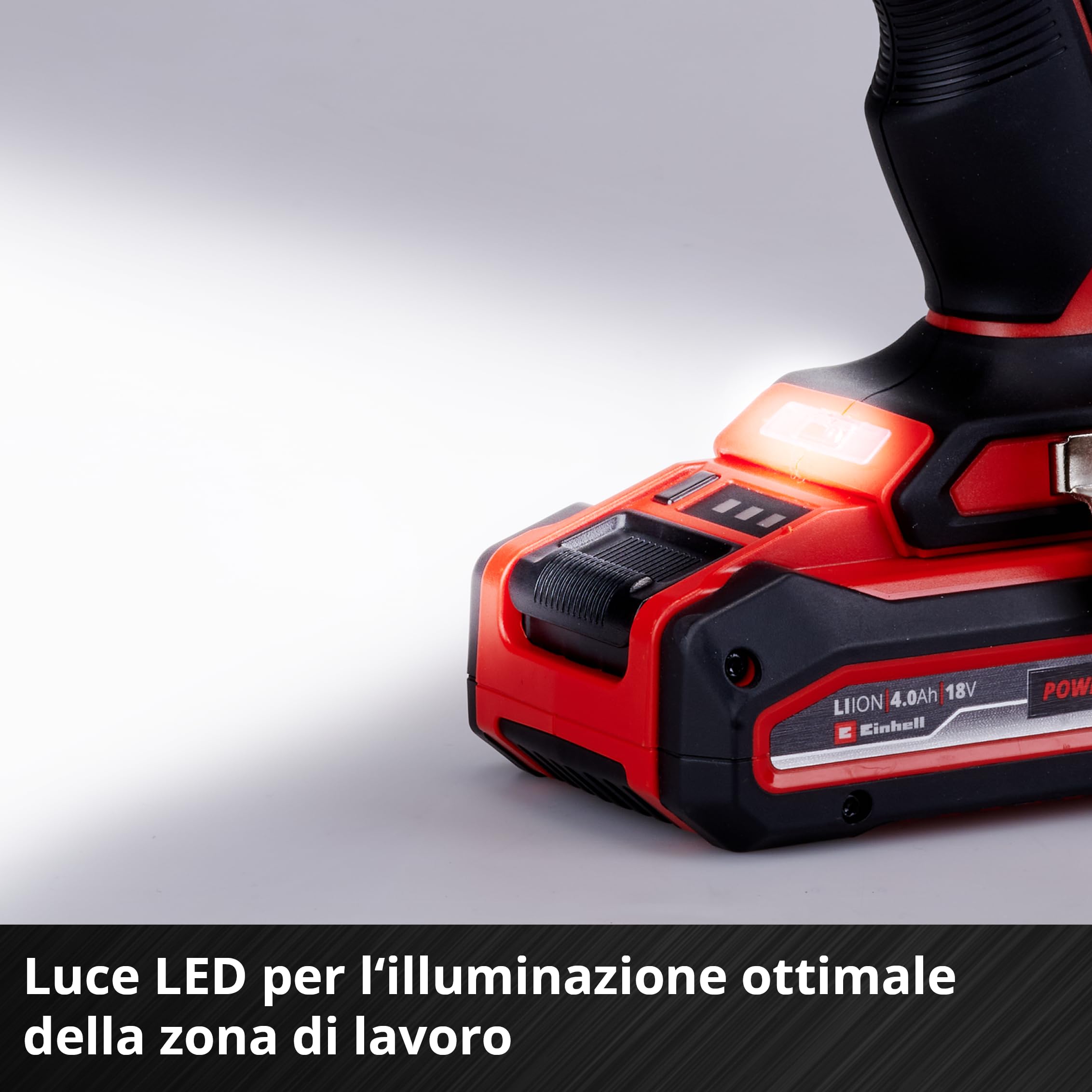 Einhell Professional Trapano a percussione a batteria TP-CD 18/60 Li-i BL Solo PXC (ioni di litio, 18 V, motore senza spazzole, 60 Nm, 32.000 colpi al minuto, senza batteria e caricabatteria)