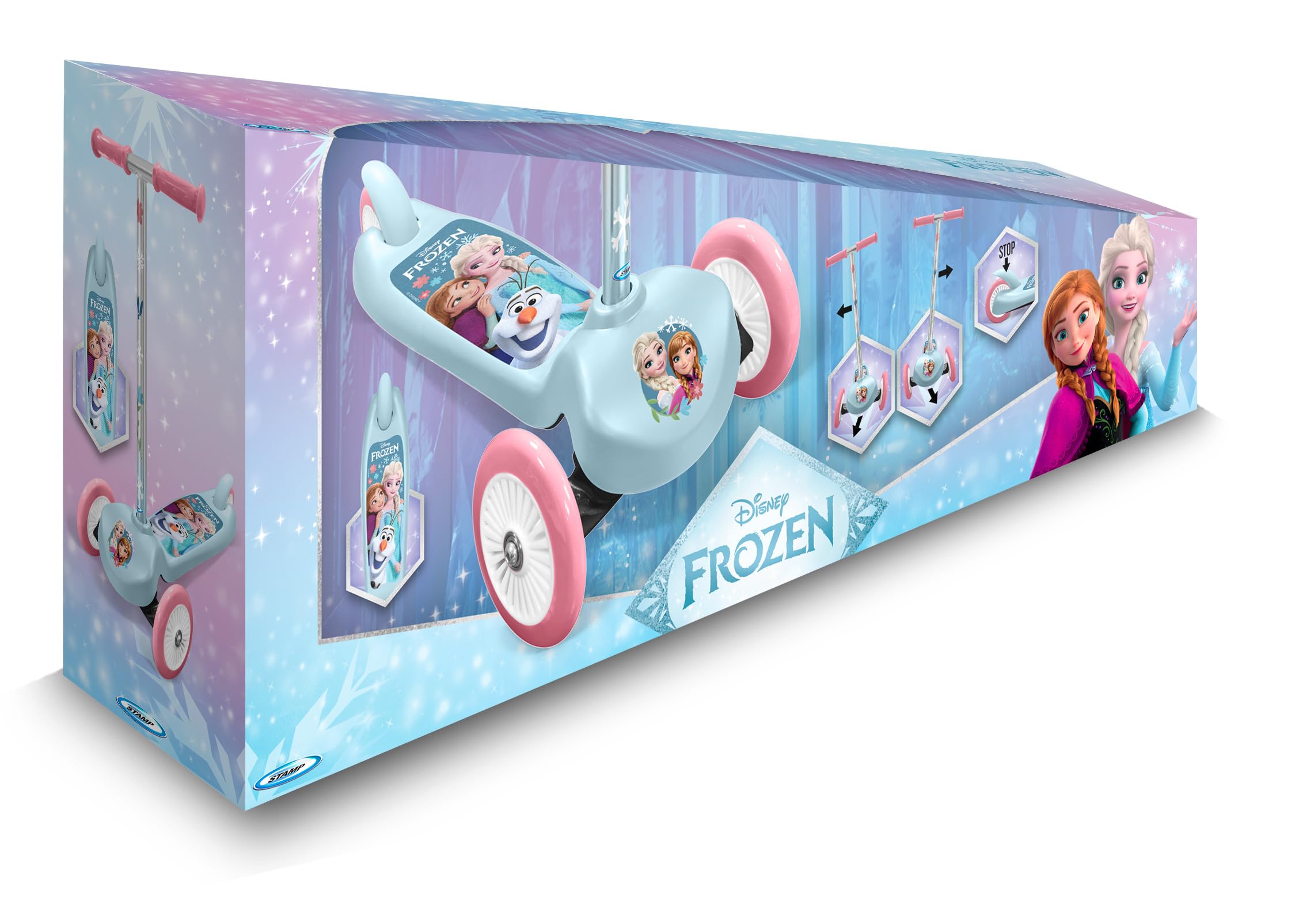 Steering Scooter 3 Wheels Frozen 2