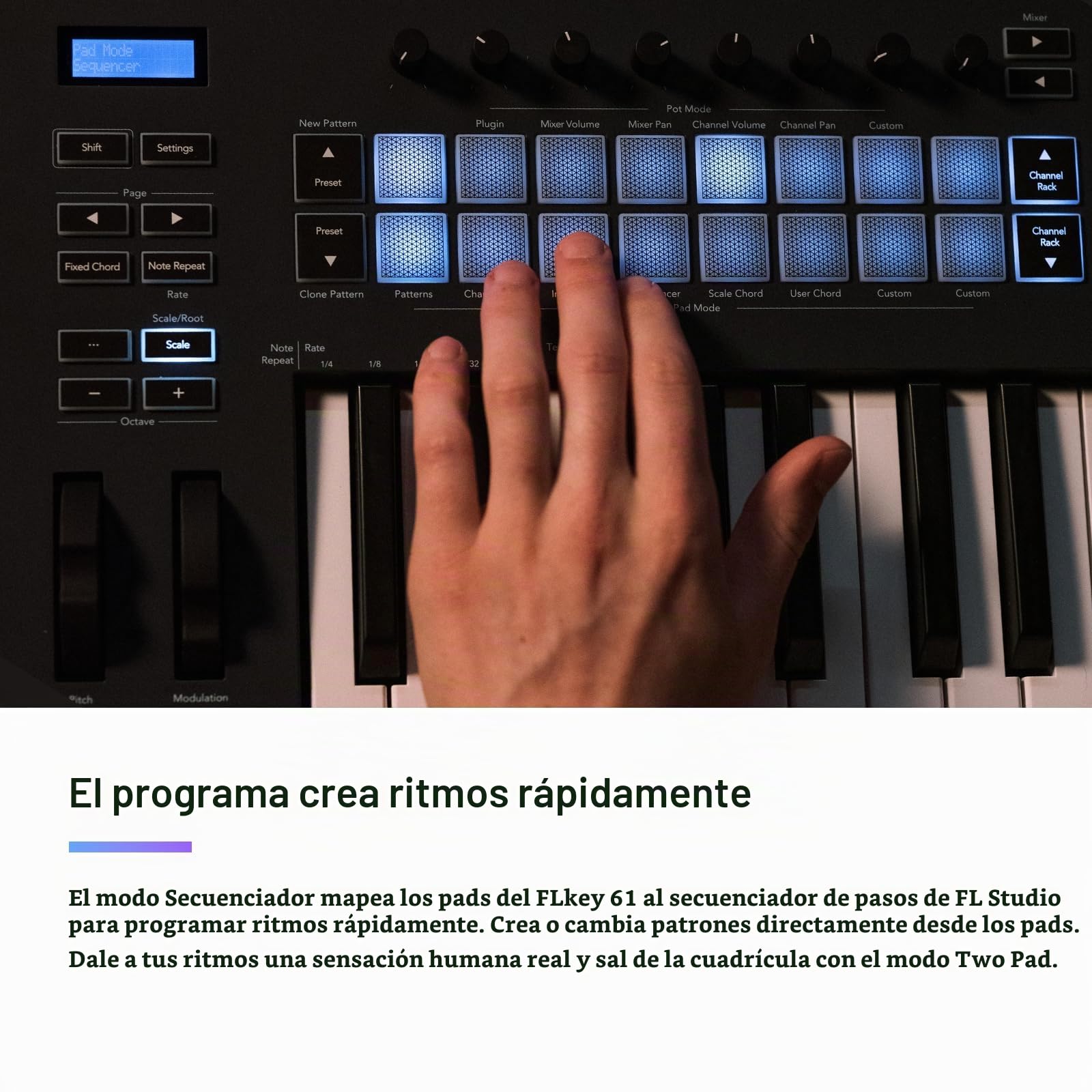 Amazon.com: Novation FLkey 61 USB MIDI Controller Keyboard | USB-C
