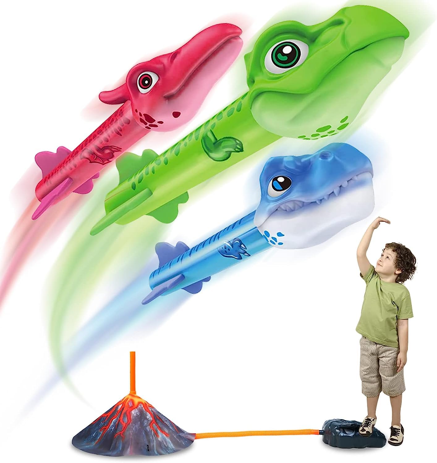 SNAPTRON Dinosaur Toys For Kids Rocket LauncherRocket Toys For Kids Boys Girls 310 Years Old