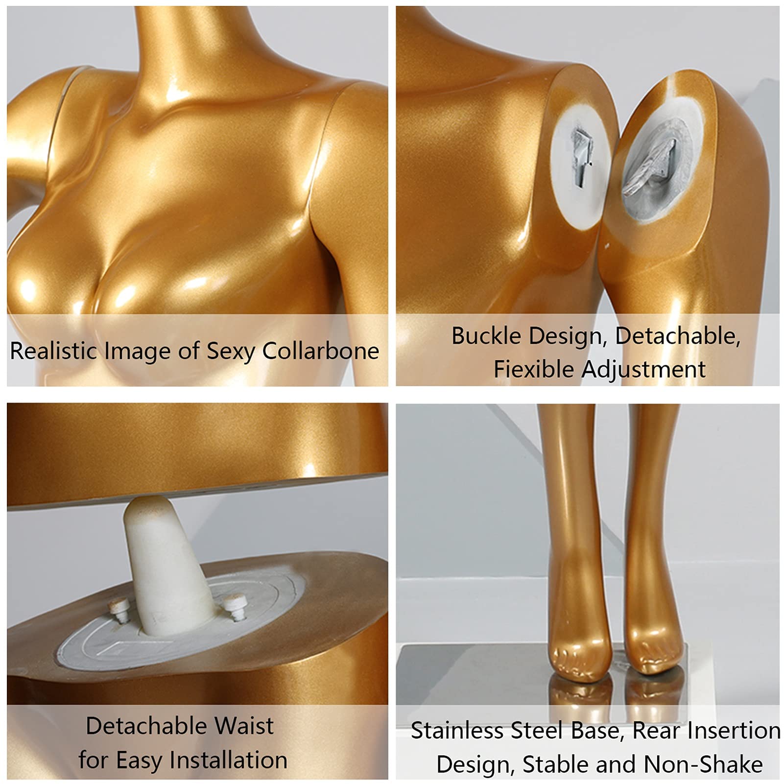 Amazon.co.jp: マネキン 女性 マネキン トルソー ボディ