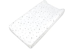 American Baby Company Printed Contoured Changing Pad Cover with Stars and Moons