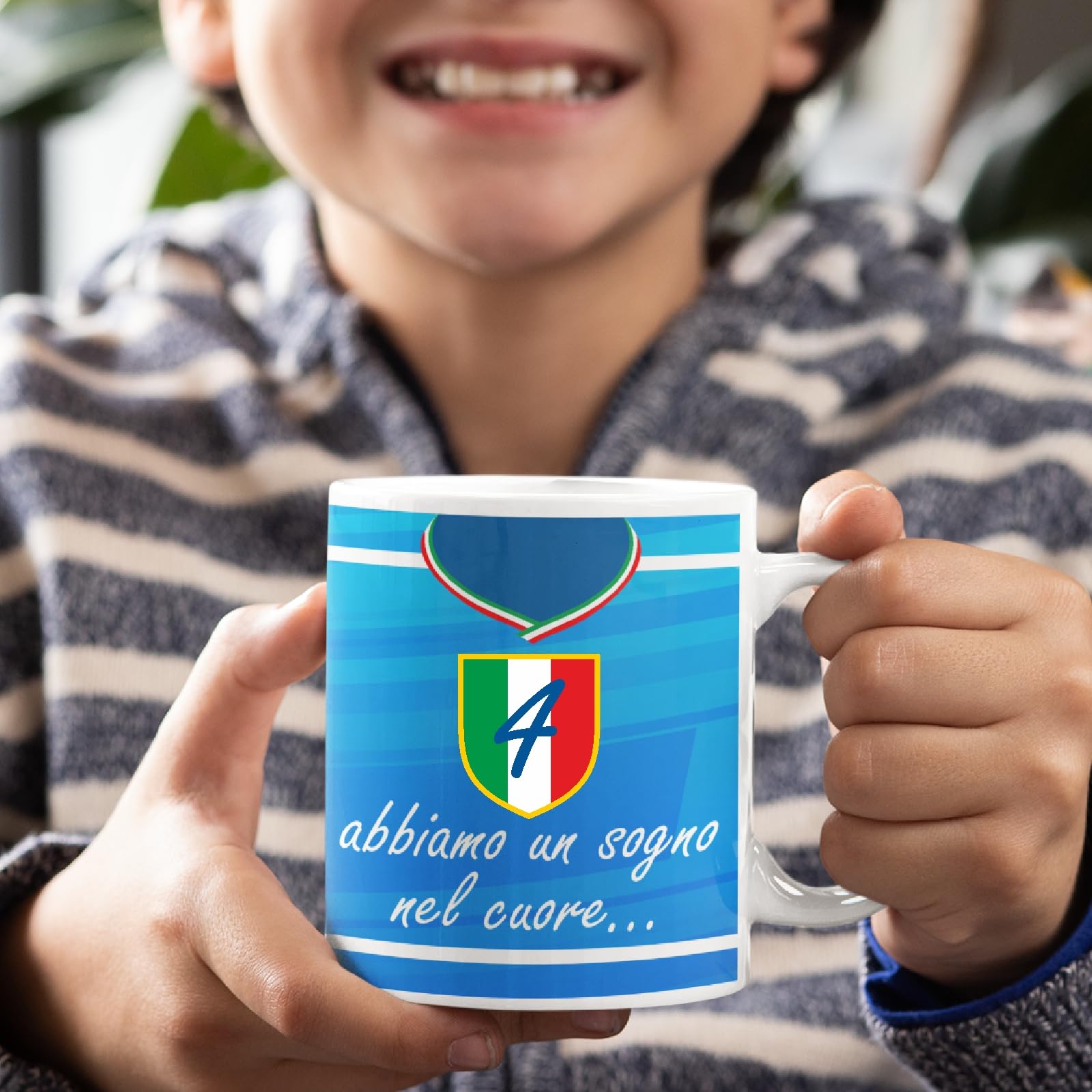 Generico StudioPixelStore Tazza Colazione – Idee Regali – Mug Squadre del Campionato Italiano – Tazze in Ceramica per la Colazione – Tazza Tifoso Serie A - (Tifosi Napoli)