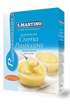 S. Martino: Crema Pasticcera Pastry Cream Powder Mix - Professional Line 39.5 Ounces (1120g) Package [ Italian Import ]