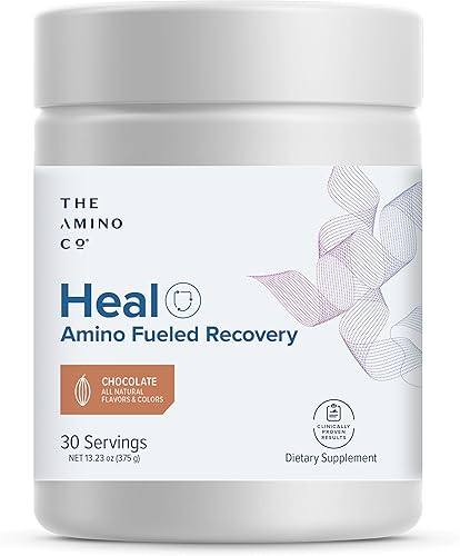 The Amino Co. - Heal - Bebida de recuperación después del entrenamiento con fórmula pura de aminoácidos Eaa - Polvo de monohidrato de creatina para