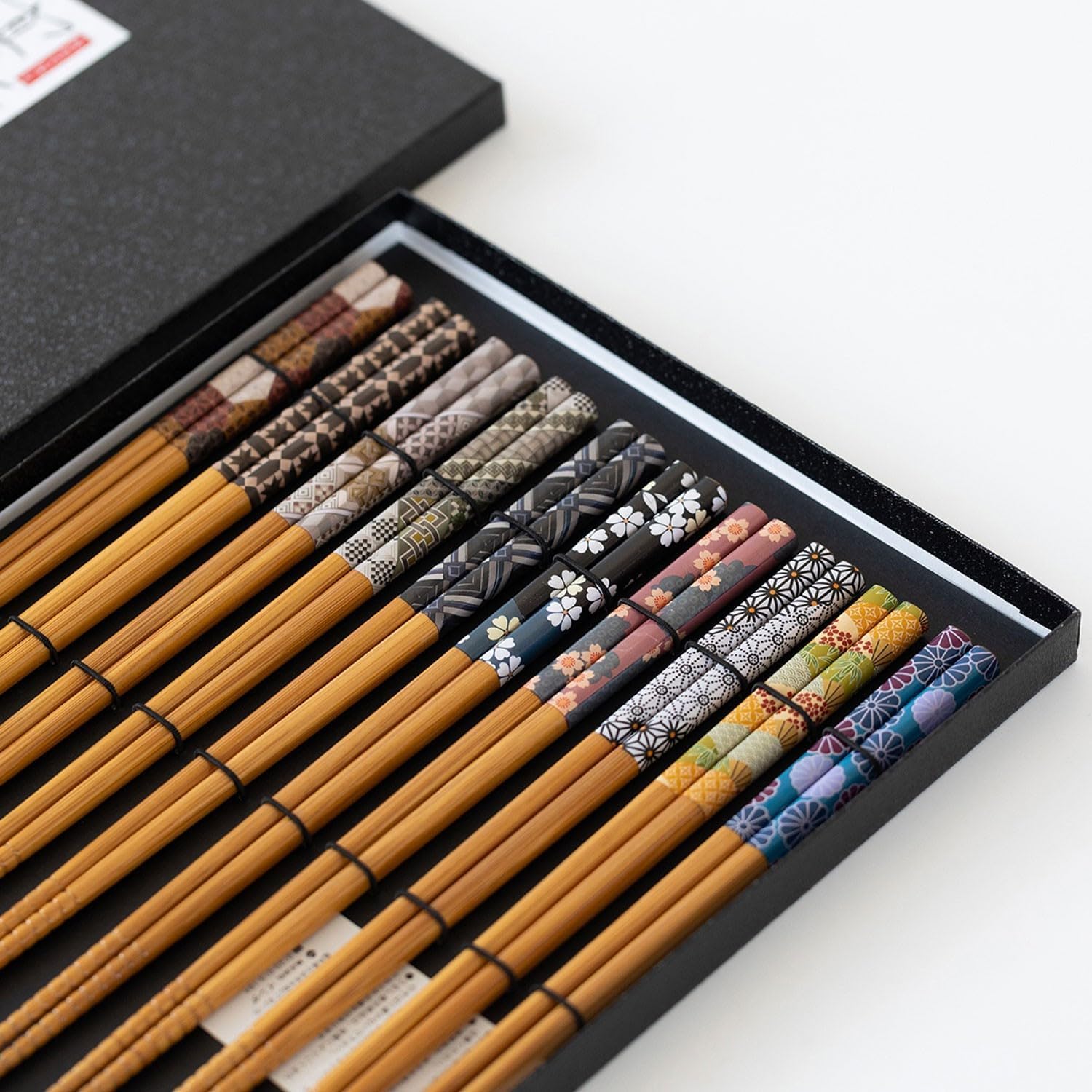 Baguettes, Baguettes Chinoises Chopsticks Reusable Reusable Chopsticks Chopsticks Reusable chop sticks10 Double Anti -Slip Chopsticks 22.5Cm Home Japanese Chopstick Gift Box Set,