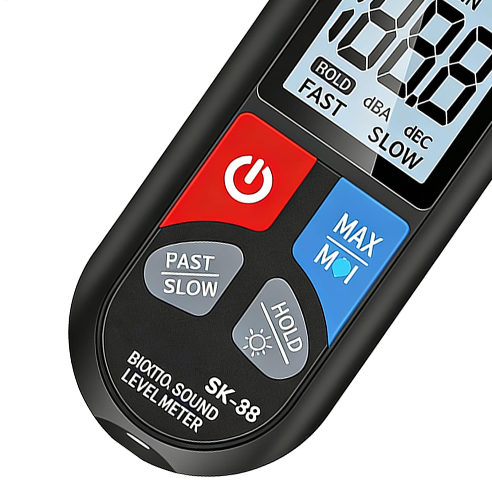 Medidor de decibelios - Sensor de ruido de medición de ruido de 30-130dB | Medidor de decibelios para vecinos de ruido,Para clase, vecinos, en el coche, oficina, hogar, instrumentos musicales