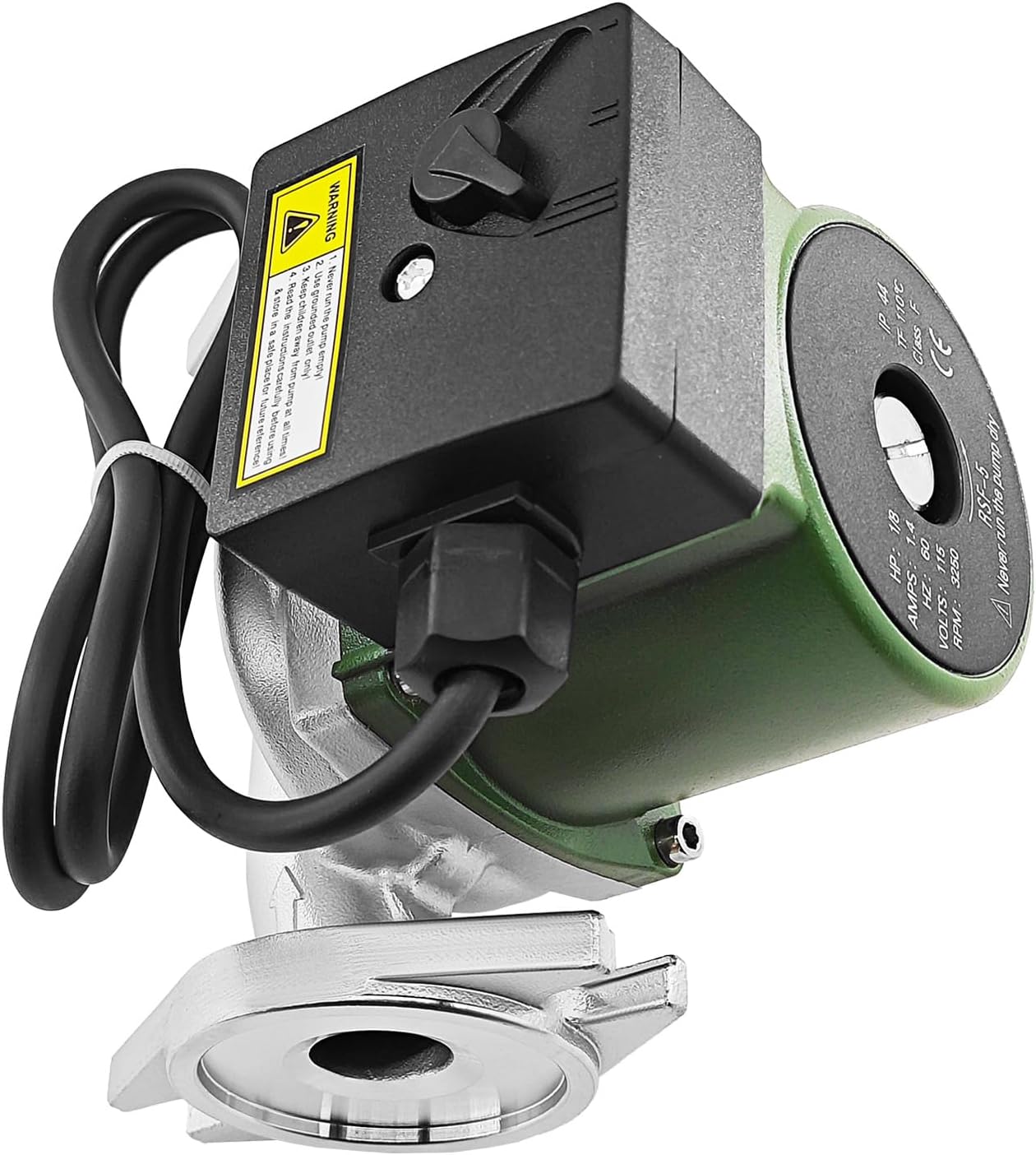 009-SF5 1/8 HP 115V Water Circulating Pump Compatible with Taco High Velocity Cartridge Circulator Pump hydronic heating, fan coil heating, solar 009SF5