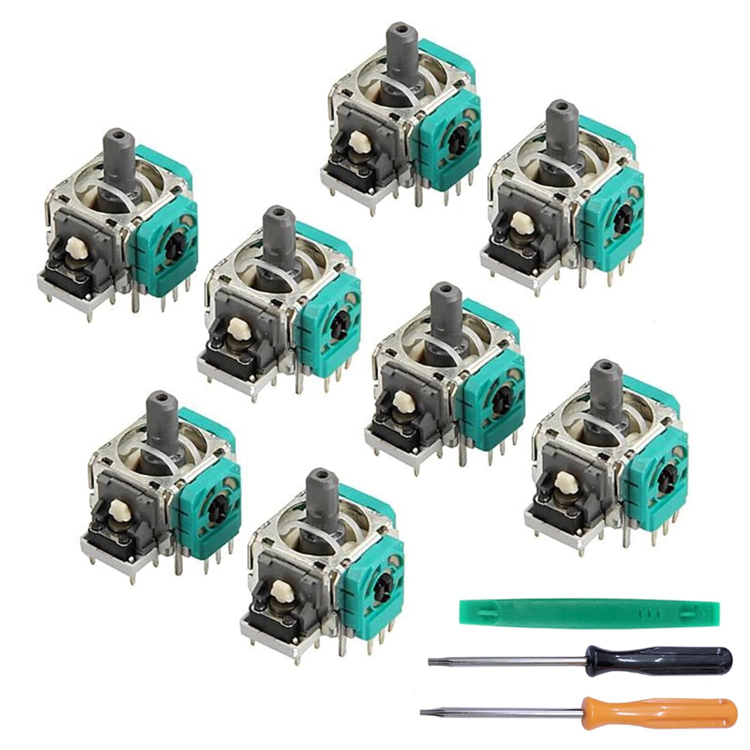 Genuine Analog Joysticks Repair Kit Compatible with X-One - Fixes Stick Drift, Broken, and Loose Joysticks on Regular, S, and Elite Series 1 Controllers Set