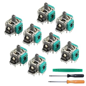 Genuine Analog Joysticks Repair Kit Compatible with X-One - Fixes Stick Drift, Broken, and Loose Joysticks on Regular, S, and Elite Series 1 Controllers Set