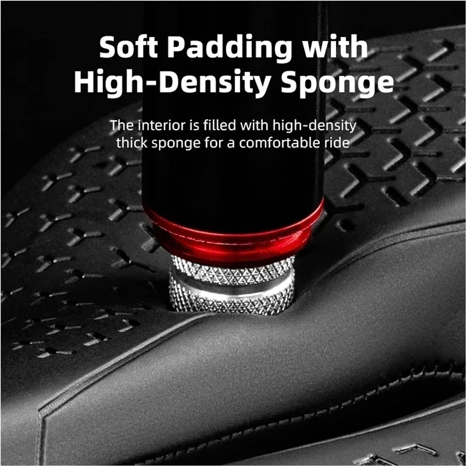 Mountain Road Bike Saddle Breathable Shockproof Cycling Seat PU Non-Slip Leather Racing Speed Bicycle Accessories