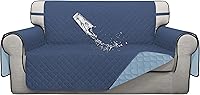 Vista 9 de ISSUNTEX Fundas de Sofá de Doble Protección 100% Impermeables para Sala de Estar, Fundas de Sofá para Sofá de 3 Cojines, Protector de Muebles