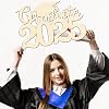 Graduation Party Decorations - 2025 Graduation Wooden Sign Class of 2025 Photo Booth Props Congrats Grad Wood Decorations for Grad Party Supplies(Wood