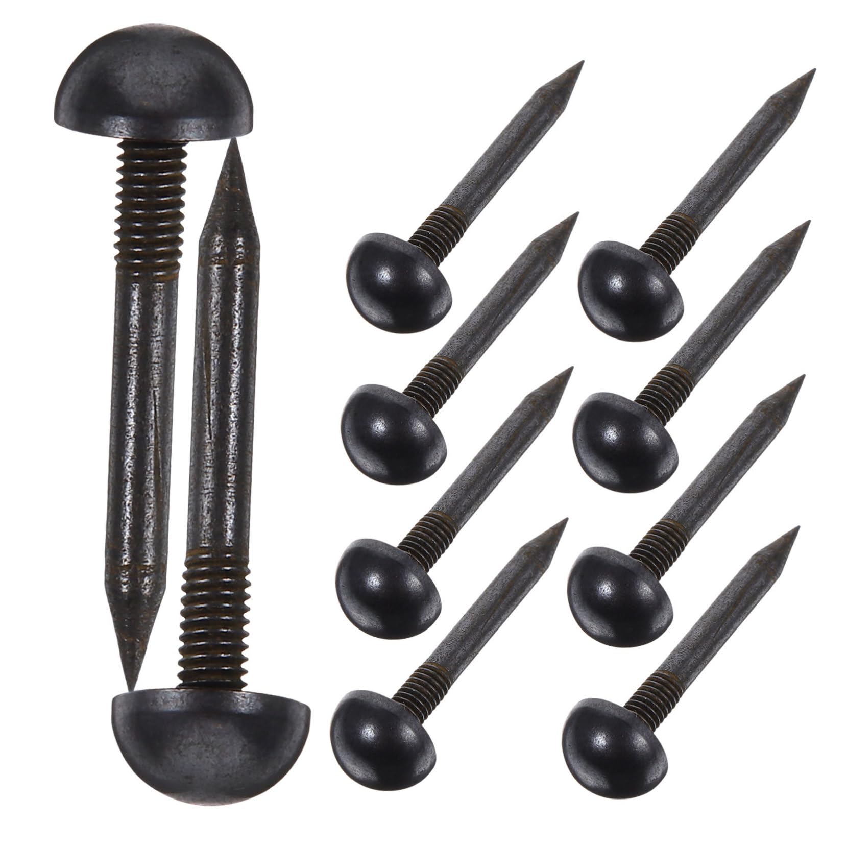 Cabilock DIY Furniture Decorative Nails 10pcs Upholstery Tacks for Sofa Headboard Bench Rustproof Brass