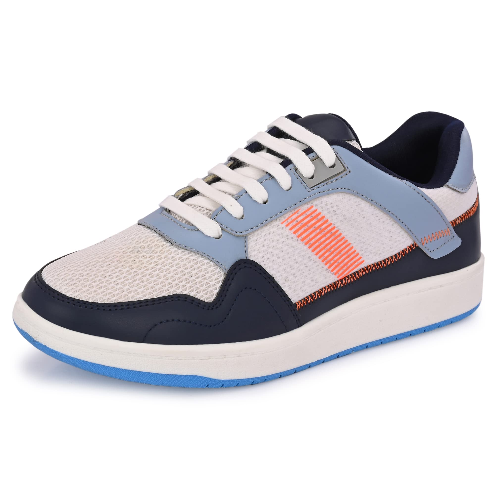 Cruiser Mens Benedict White-Blue Sneakers_10 UK (2501-2) (B0BTDMPSDK) Amazon Price History, Amazon Price Tracker