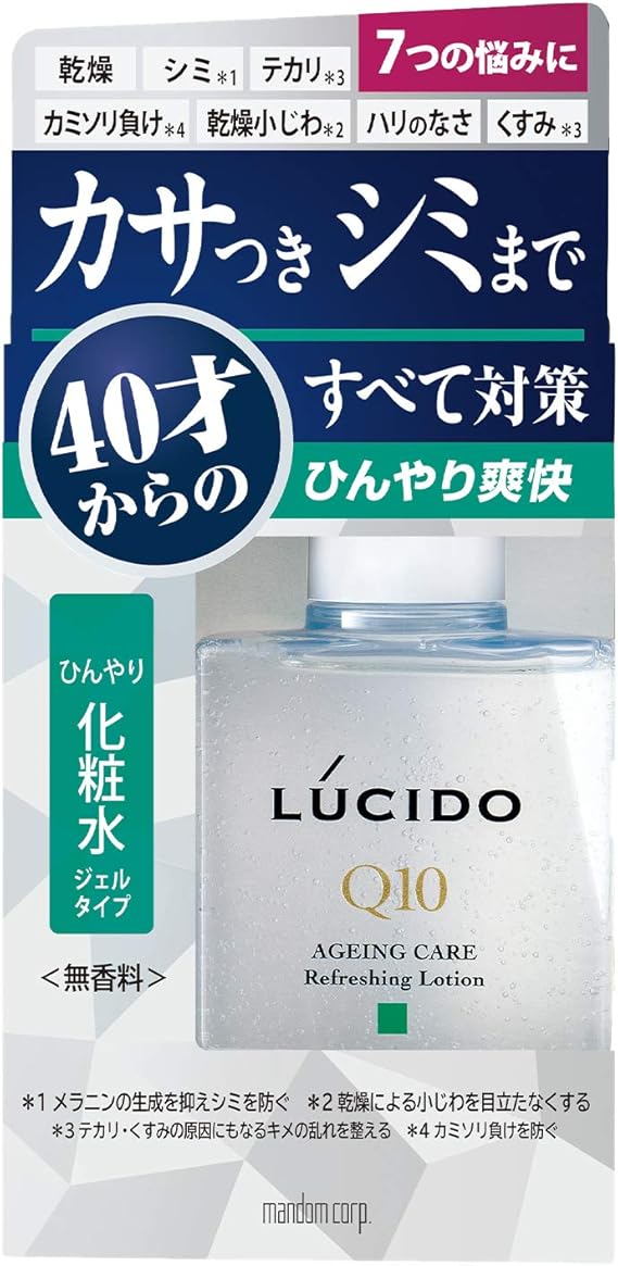 Amazon.co.jp Lucido Medicated Total Care Cool Lotion Men's Skin Care