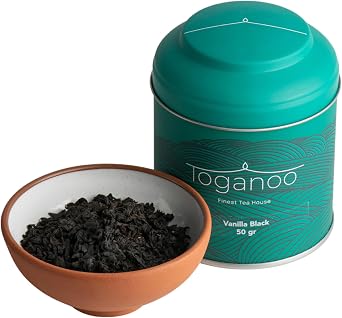 Toganoo Tea Vanilla Black Vanilyal  Siyah  ay 50 gr