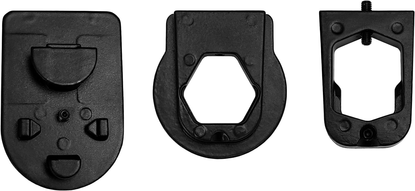 Master Tailgaters Rear View Mirror Three Metal Bracket Adapters for Volkswagen, Audi, Dodge, Ford, Honda