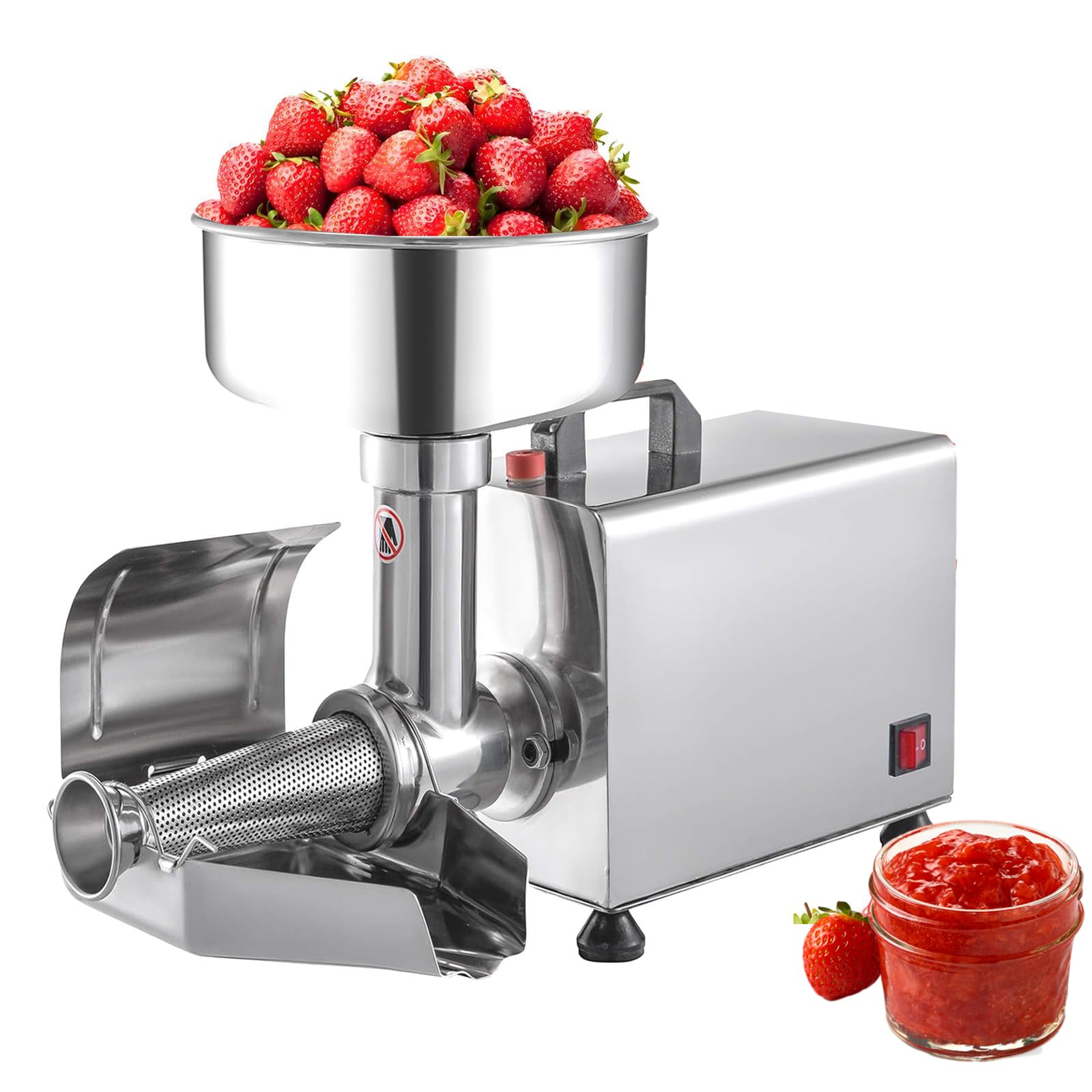 Filtro elettrico per pomodoro e salsa, mulino commerciale per alimenti da 450 W per passata di pomodoro e salse