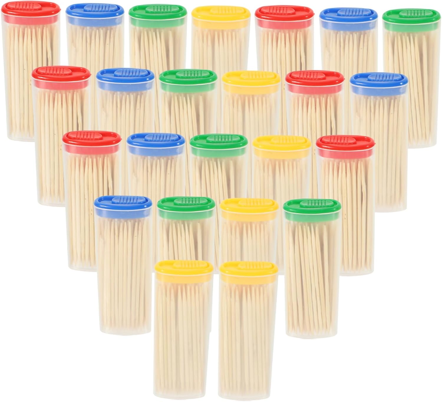 Bamboo Skewers Flat Skewers for Appetizer Tooth Picks for Festivals Parties and Household Use