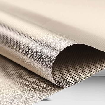 RF Faraday Fabric Military Grade Material EMF Blocker High Shielding for Smart Meters Prevent from Radiation/Singal/WiFi/Shields RF Signals,silver-9x1.1m