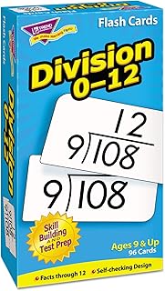 Trend Skill Drill Flash Cards, 3 x 6, Division