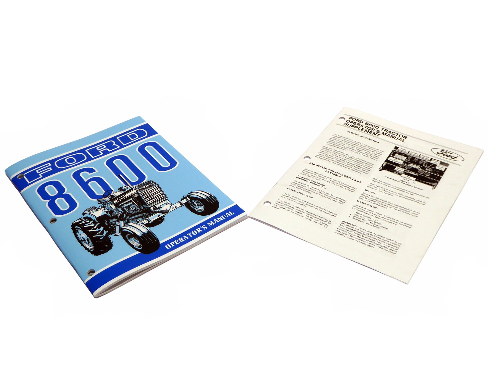 Cover of the Ford 8600 Tractor Operator's Manual