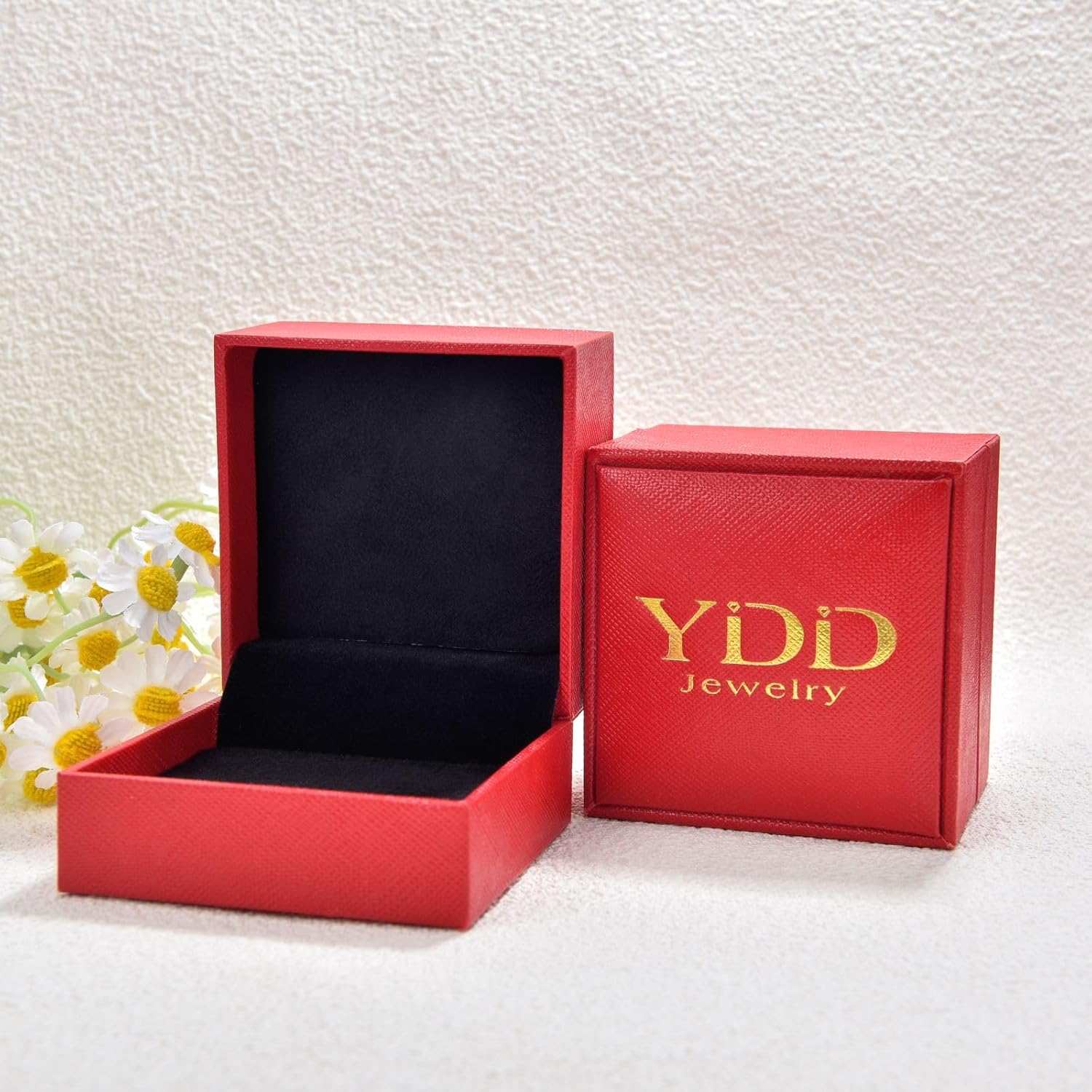 YDD 1 Carat Pear Cut Engagement Rings for Women Gemstone Rings for Women 10K 14K 18K White Yellow Rose Gold Leaf Wedding Ring Anniversary Promise Ring Birthstone Statement Rings