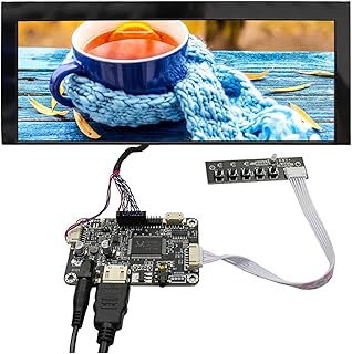 VSDISPLAY 7.8 inch 800x300 AA078AA01 500nit IPS Wide Mini LCD Screen and HDMI Controller Board