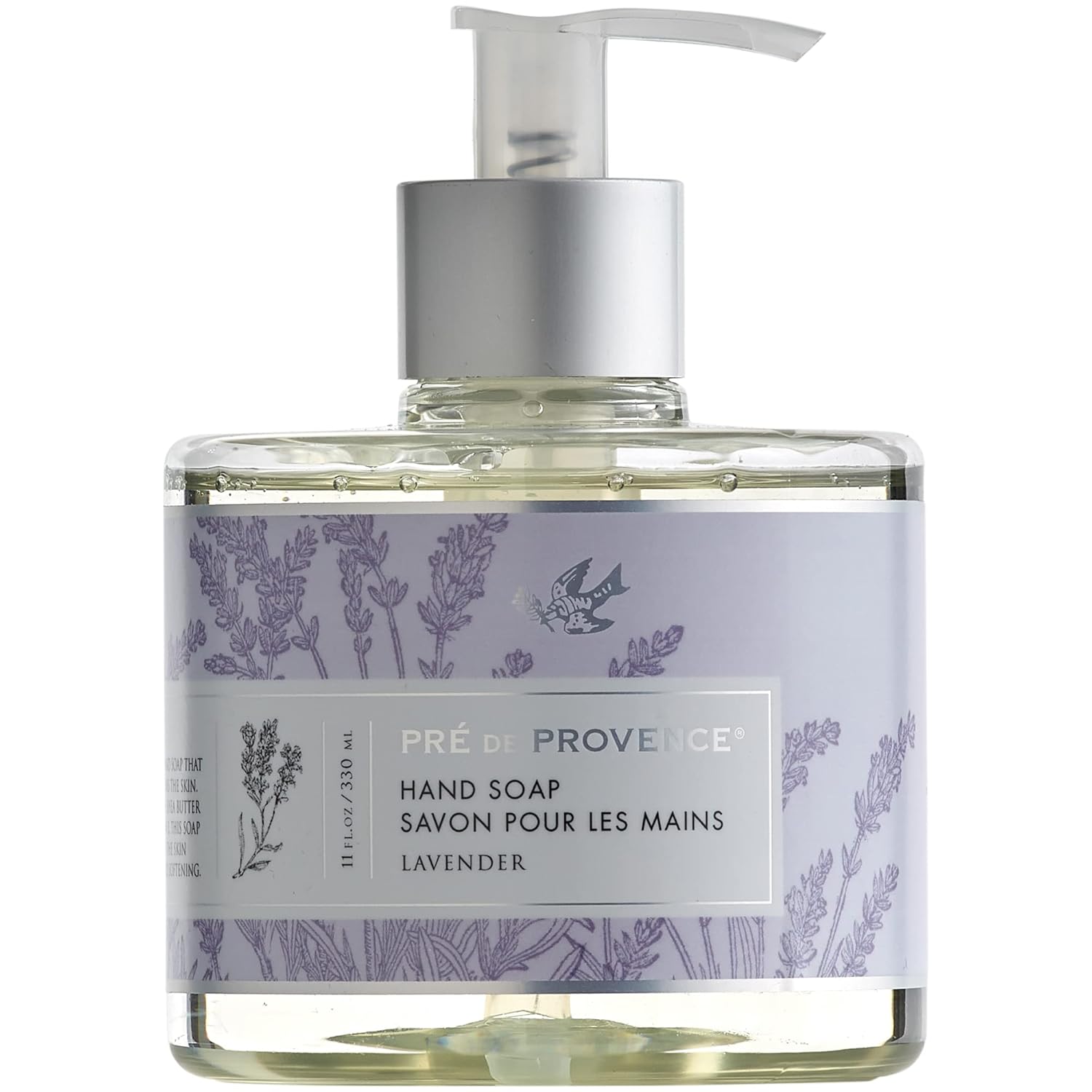 Pre de Provence Collection Liquid Hand Soap, Sooths & Softens while Cleansing, Enriched with Shea Butter, Vitamin E & Glycerin, Soft & Soothing, 11