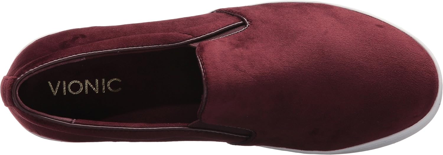 VIONIC Womens Midi Merlot Velvet 6 M