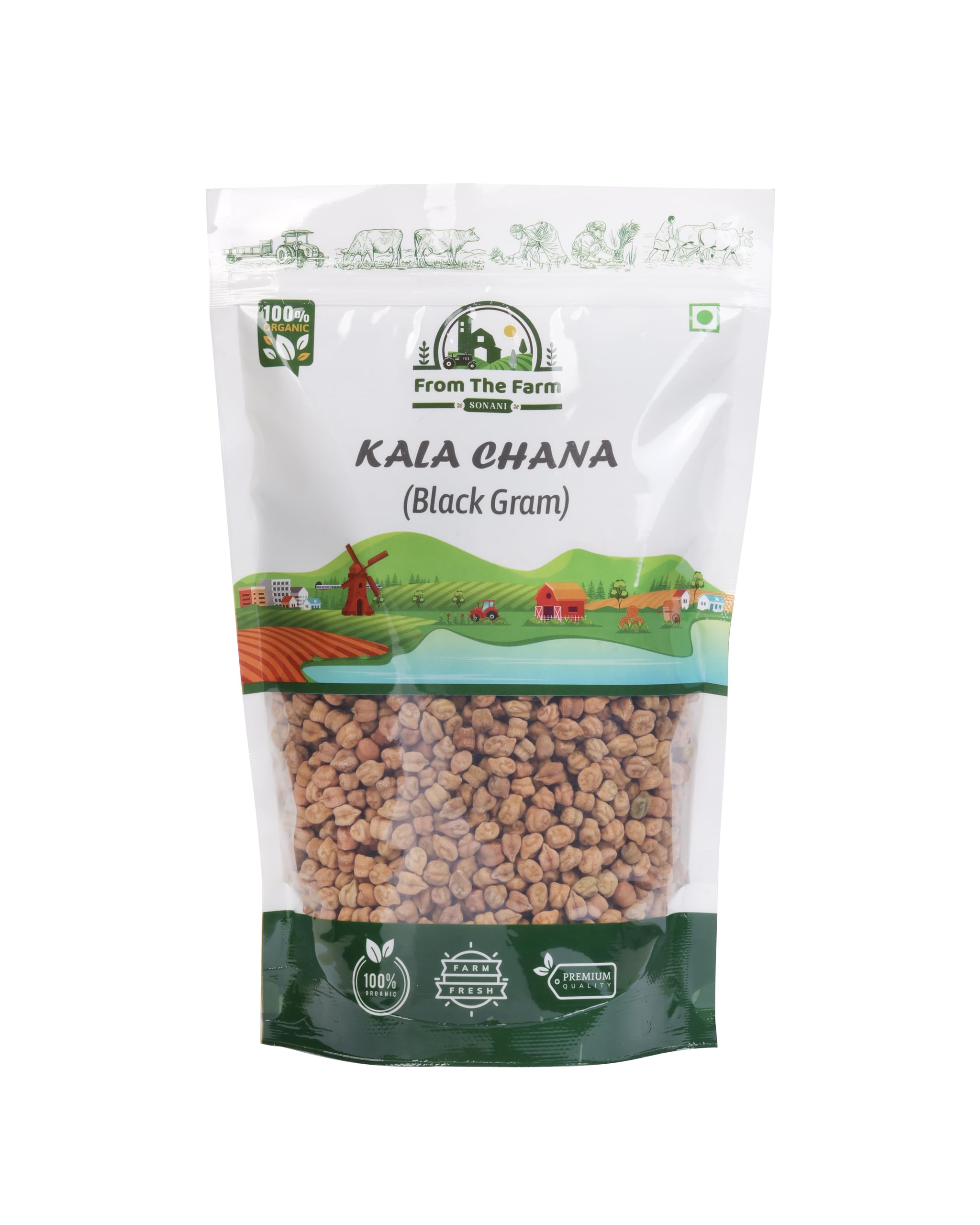 From The Farm Konda kadalai/Sanagalu/Kadala/Harbhara/Desi chana/Bengal gram/Black chickpeas/pulse/cereal / 2 kg