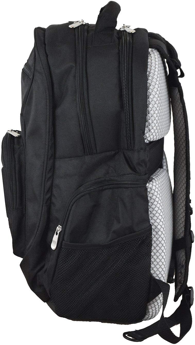 Denco Las Vegas Raiders Laptop Backpack- Fits Most 17 Inch Laptops and Tablets - Ideal for Work, Travel, School, College, and Commuting - Image 5