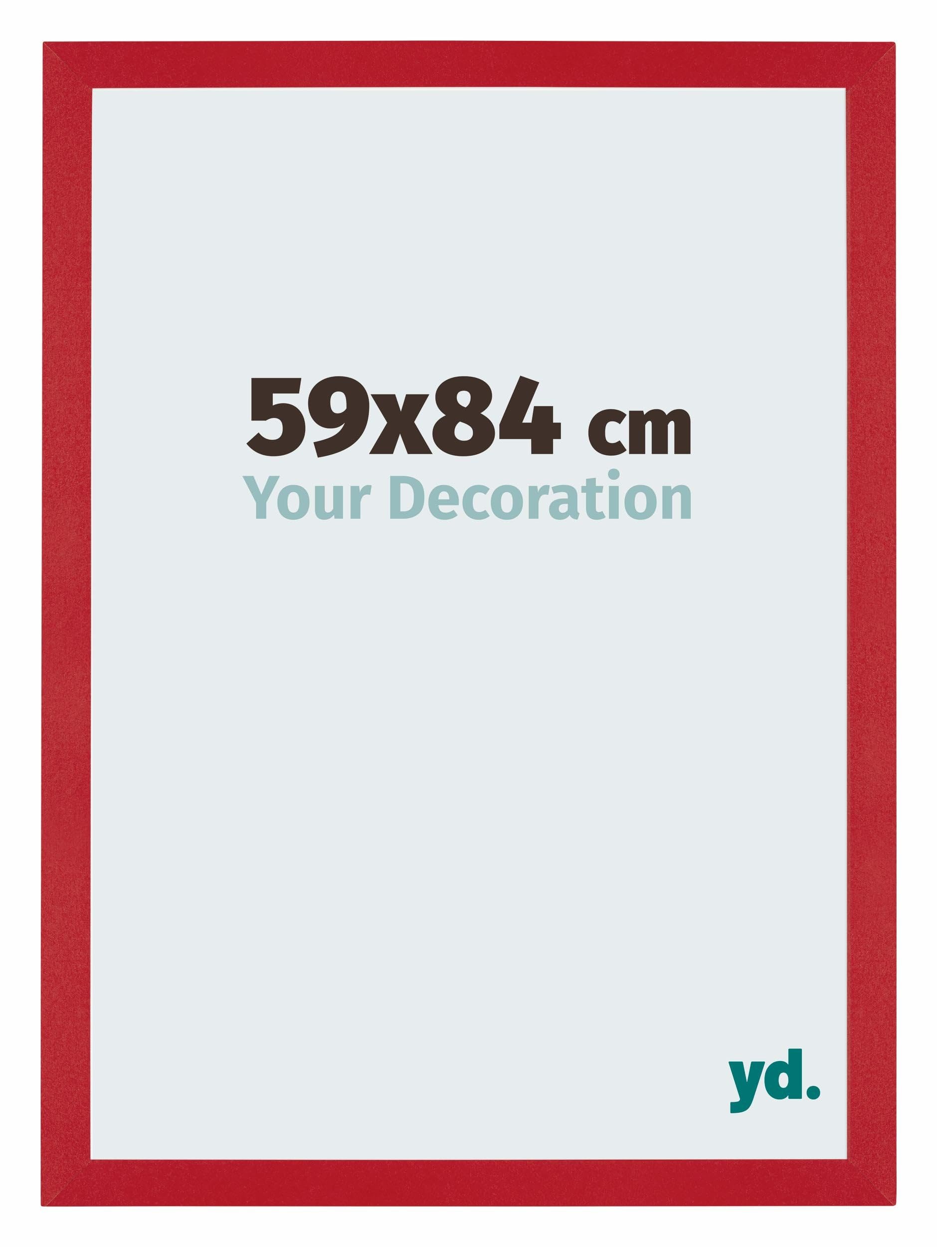 Your Decoration - Puzzle frame 59x84 - Red - Puzzle frame 1500-2000 Pieces - MDF Photoframe - Mura