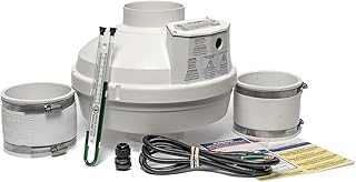Festa AMG Maverick Radon Fan – 4“ Installation Kit - Quiet and Energy Efficient Radon Mitigation Inline Fans – High Performance 4” Duct Fan