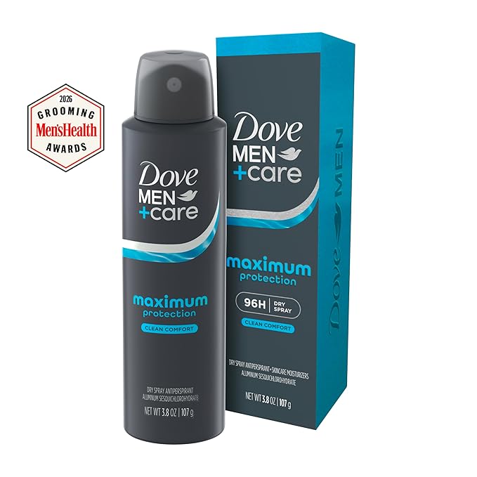 Dove Men+Care Antitranspirante Spray Clean Comfort 96h 3.8 oz miniatura 8