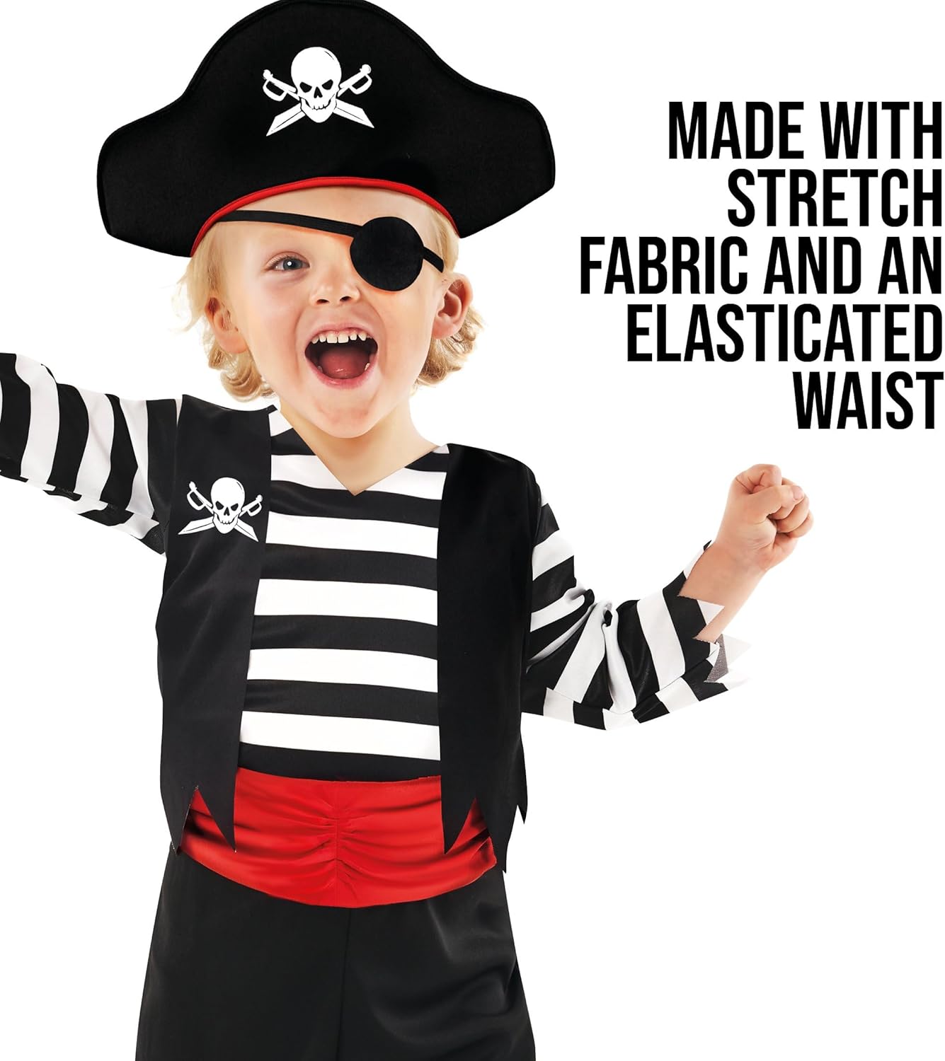 Morph Pirate Costume Kids, Boys Pirate Costume, Halloween Costumes For Kids, Boy Halloween Costumes - Image 3