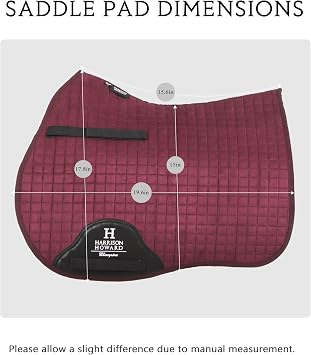 Harrison Howard All-Purpose Saddle Pad for Horses, GP Saddle Pad