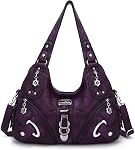 Angelkiss Purses and Handbags Hobo Shoulder Bags Top-Handle Totes Crossbody Purses for Women