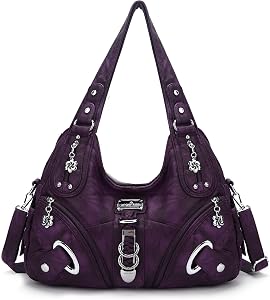 Angelkiss Purses and Handbags Hobo Shoulder Bags Top-Handle Totes Crossbody Purses for Women