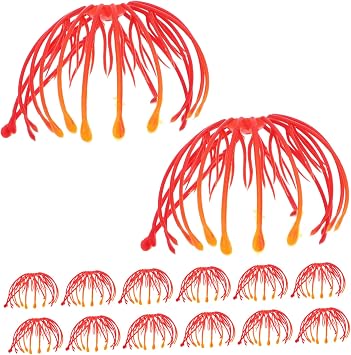 Red PP Flower Stamens for Crafts, 30 Piece Pack for Wreath Making
