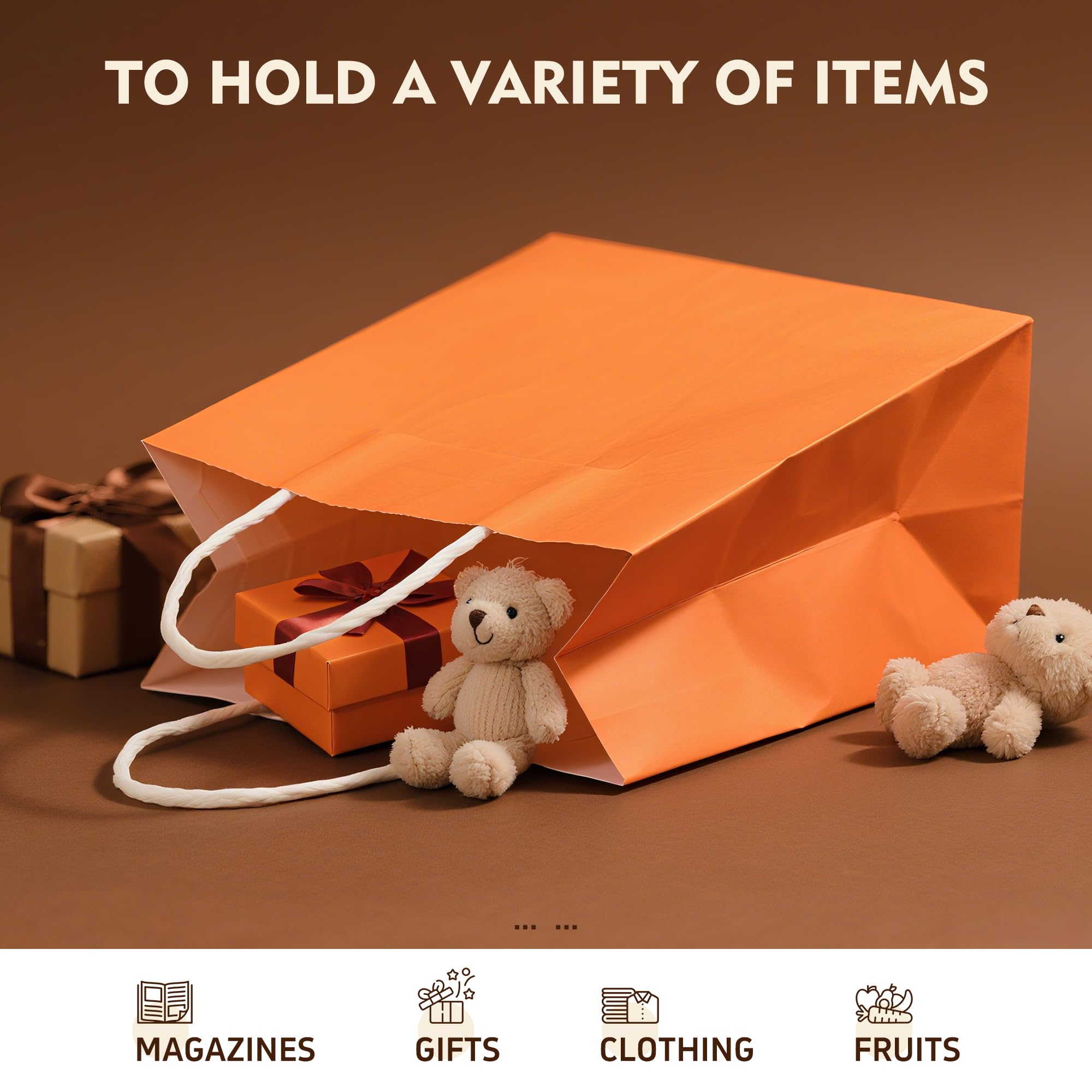YEEHAW 24 Pack Small Gift Bags 5.8"×3.2"×8.25" Kraft Paper Bags with Handles, Party Favor Bags Bulk for Kids Birthday, Baby Shower, Crafts, Wedding, Party (6 Colors)