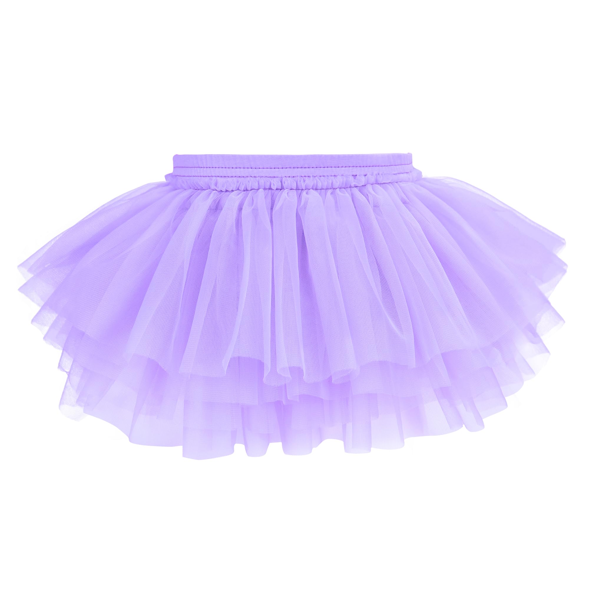 Baby Girls Soft Fluffy Tutu Skirt with Diaper Cover, Tulle Dress Skirt 3 Layers Soft for Newborn,Toddler